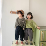 Children's Casual Boys And Girls Loose Straight Wide Leg Pants