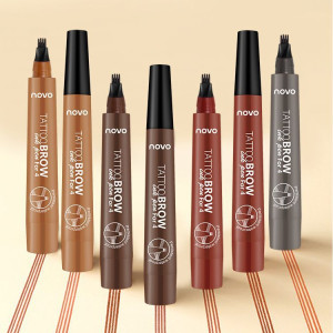 Four-forked Liquid Eyebrow Pencil Three-dimensional Long-lasting