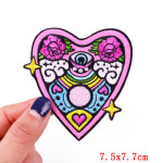 Lette Flower Embroidered Patches For Clothing Thermoadhesiv