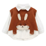 Cute Girls Knit High-end Parent-child Vest