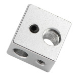 20x20x13mm Aluminum MK10 Extruder Hotend Heater Block M7 Thread Heatbreak for 3D Printer