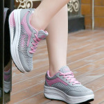 Women's thick-soled breathable casual shoes