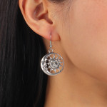 Ornament Retro Sun Moon Earrings Personality