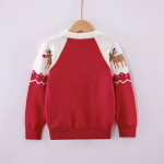 Children's Knitted Sweater Thickened Christmas Elk