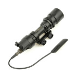 Waterproof glare flashlight