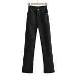 European And American Ins Retro Slim Micro Flare Jeans Women