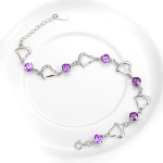 Heart Bracelet Silver-plated Jewelry