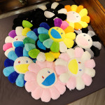 Cotton Plush Sunflower Pillow