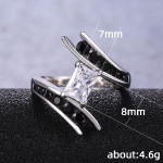 Creative Styling Personality Ladies Ring Exquisitely Inlaid Zircon Party Ring