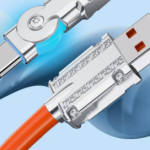 Type-C Super Fast Charging 180Rotary Data Cable