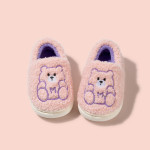 Home Cartoon Warm Slippers With Soft Bottom Hair