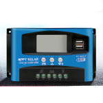 Power-Regulator Controller Load-Discharger PWM MPPT Solar 60A Auto 100A 24V 12V 30A Dual-Usb