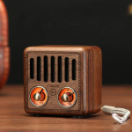 Walnut Solid Wood Retro Bluetooth Speaker