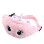 Cartoon Plush Shoulder Bag Little Girl Cute Big Eyes Waist Bag Kindergarten Children Messenger Bag Chest Bag