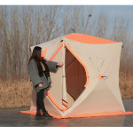 3-4 People Ice Fishing Tent Thick Warm