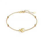 Women's Fashion Pearl Gold Bracelet