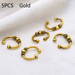 Metal Ring Braided Hair Ring Hip Hop Braid Buckle Hair Accessories