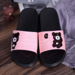 Cartoon Bear Soft SoleLight Couple Slippers Summer New Bathroom Bath Home