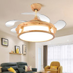 Japanese Style Household Invisible Silent Fan Lamp