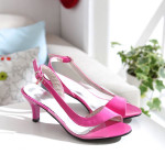 Women's Thin Heel Medium Heel Flat Buckle Sandals