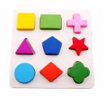 Children's Shape Recognition Board Educational Toys Montessori Puzzle Equal Points 3D Puzzle Model Puzzle