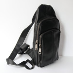 Men's Sports Cross-body Bag Top Layer Cowhide Business Backpack