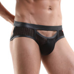 Men's Hollow Back Double Thong Underpants