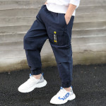 Boys' Casual Pants Spring And Autumn Decoration Body