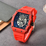 Men's Tonneau Hollow Quartz Watch