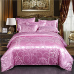 European Jacquard Quilt Cover Single And Double Silk