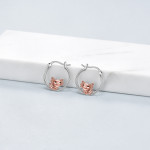 Axolotl Hoop Earrings for Women 925 Sterling Silver Axolotl Jewelry