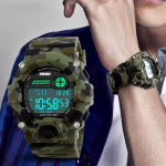 Stylish And Versatile Waterproof Men's Sports Electronic Watch