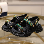 Leather Platform Retro Roman Sandals For Women's Outer Wear