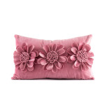 Light Luxury Ins Wind Flower Embrace Pillowcase Net Red Villa Decoration Pillow