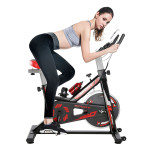 Lndoor Cycling Professional Fitness Cycling Exercise Bike With LCD Monitor