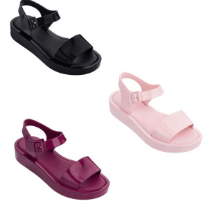 All-Match Mother's Shoes Platform Platform Sandals With Word Jelly