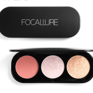 Focalure 3 Colors Blush & Highlighter Palette