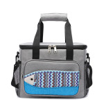 Fish Pattern Cooler Bags Lunch Box Bag EVA Insulation Waterproof Portable Lunch Bag Outdoor Multifunctional Picnic Bag