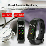 M Smart Watch Band Blood Pressure Bracelet Wristband Fitness Tracker Heart Rate