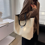 Ins Simple One-shoulder Portable Canvas Bag