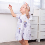 Toddler Infant Baby Girls Dress Stars Elephant Print Dresses