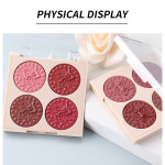 MISS ROSE Lipstick Compact 4 Color Lip Gloss Plate Moisturizing Easy To Color Lipstick Foreign Trade Exclusive For Cross-border In Stock Wholesale