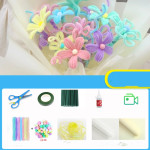 38 Women's Day Children's Handmade Bouquet Diy Materials Made For Girls