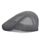 Mesh Adjustable Newsboy Beret Ivy Flat Cap