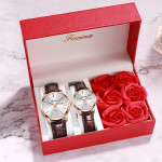 Fasina 2020 Couple Models For Life 1314 Simple Female Watch Male Valentine'S Day Gift Watch Set