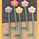 Doll Cute Cartoon Sunflower Curtain Buckle Plush