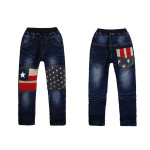 Boy patchwork jeans