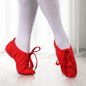 Children's Dance Shoes Women's Dancing Shoes Canvas Jazz Shoes Low-top Men's Modern Body Ballet Slipper