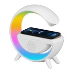 Wireless Charging Bedside Small Night Light Sunrise Wake Up Speaker