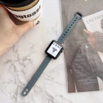 Iwatch7 Small Barbour Waist Leather Strap IWatch Iwatch123456se Double Nail Thin Model